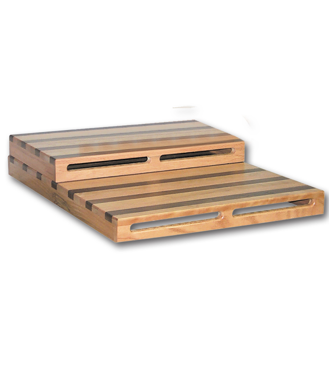 Trio of Woods Riser Set 30"L x 24"W x 5"H Wood